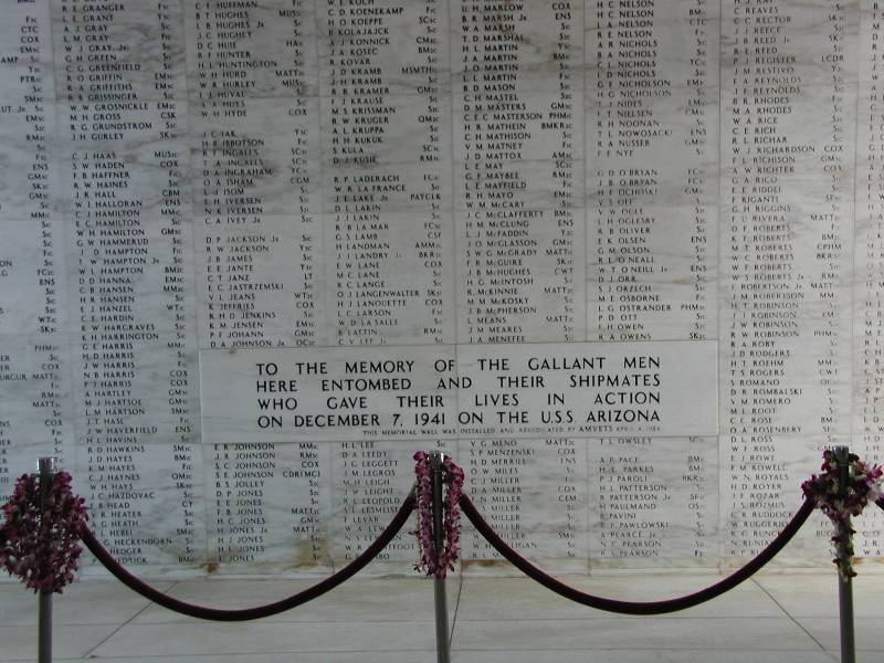 11-names-of-the-crew-of-the-arizona